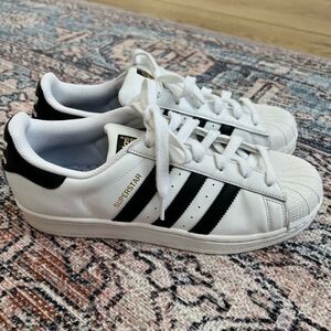 Adidas Superstar Clamshell Shell Toe Cloud White Core Black Stripe Men’s Size 7
